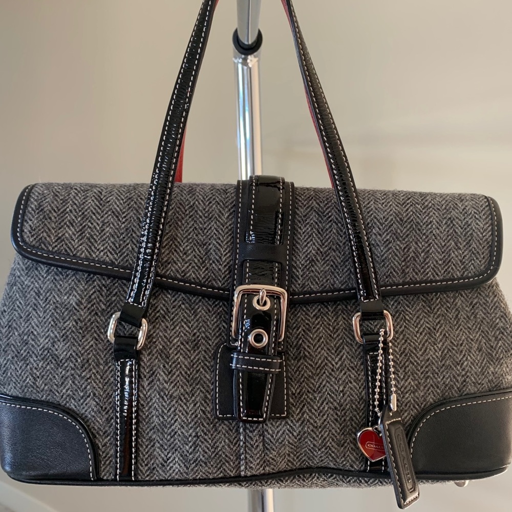 Coach Herringbone Handbag